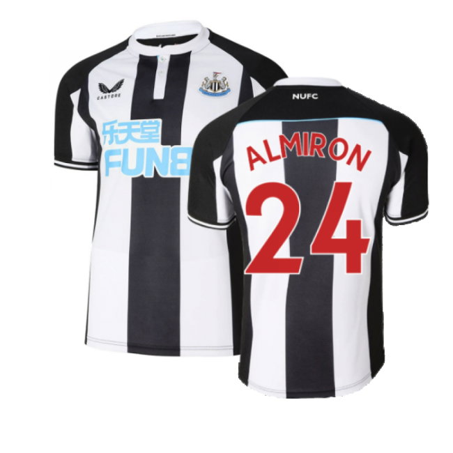 2021-2022 Newcastle United Home Shirt (ALMIRON 24)-SoccerKits Hub | Buy Soccer Jerseys Online